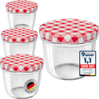 Einmachgläser 230 ml mit Schraubdeckel – 50 Stück, Made in Germany