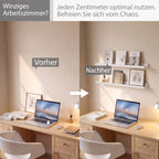 Bilderleiste 2er-Set – Wandregal mit Kanten vorn & hinten, 60 cm