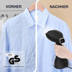 Lebenlang Steamer 1500 W – Dampfglätter mit 300-ml-Tank & Bügelhandschuh