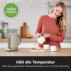 Ninja Wasserkocher mit Temperaturwahl 1,7 L – Stone Gold