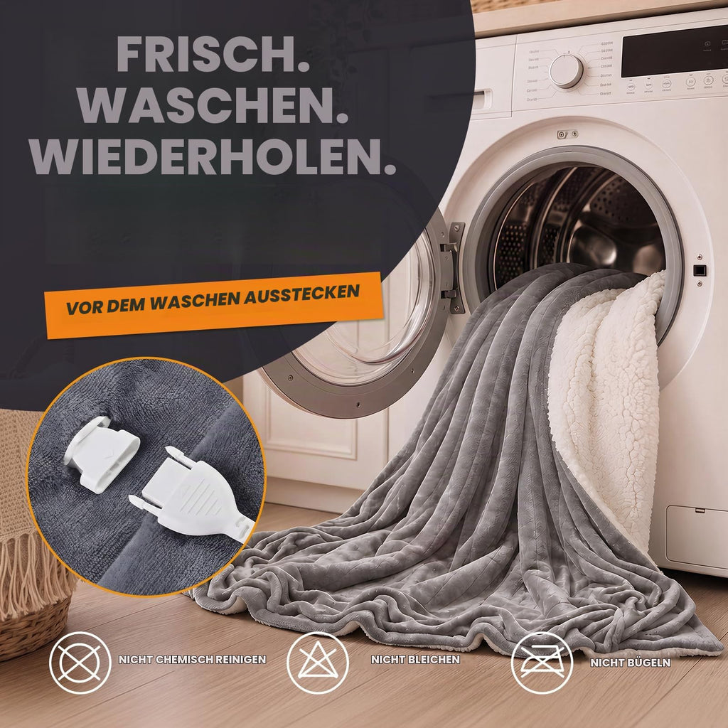 Heizdecke mit Abschaltautomatik – 6 Wärmestufen, LED-Display