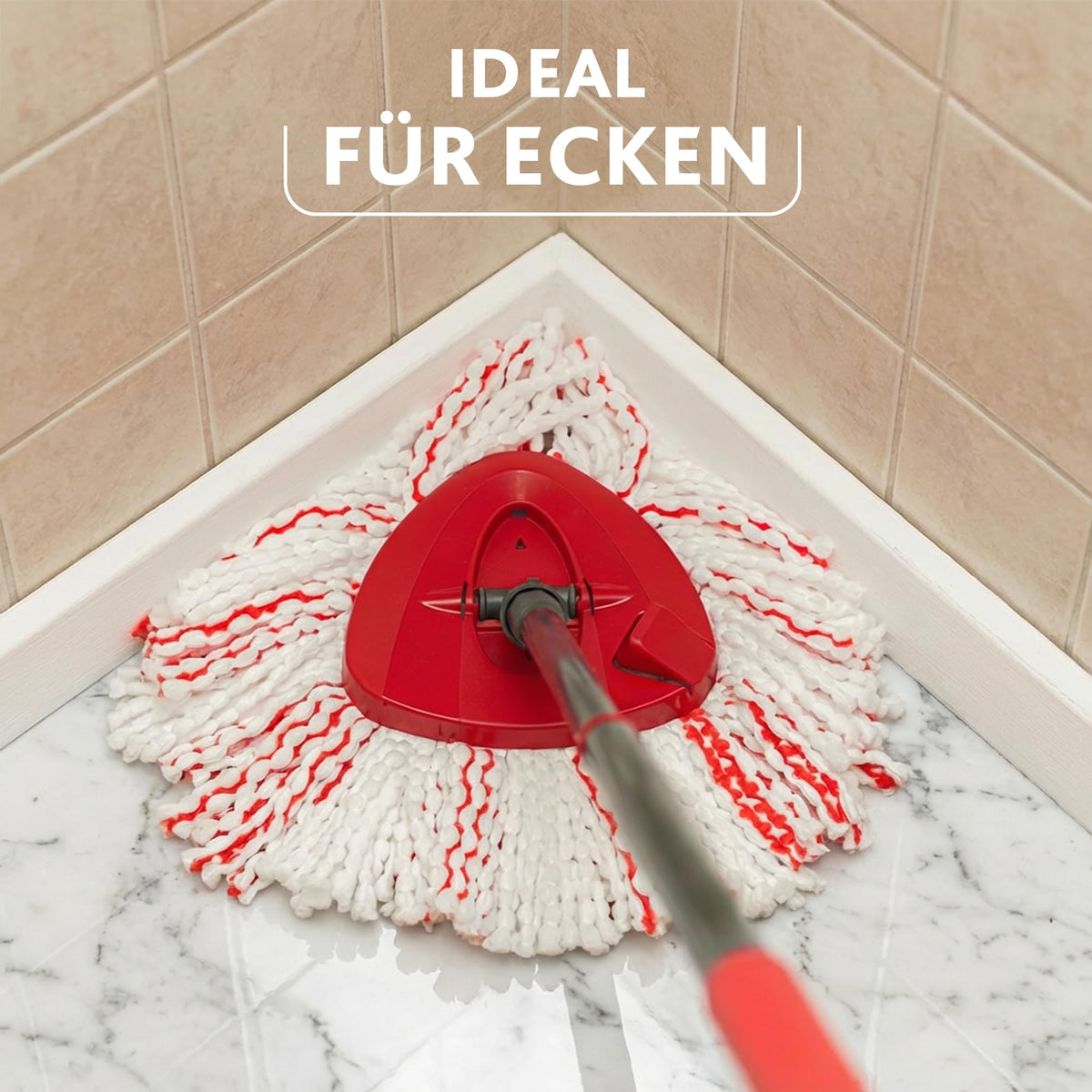 Vileda Turbo 3-in-1 Wischmop-Set mit Fußpedal