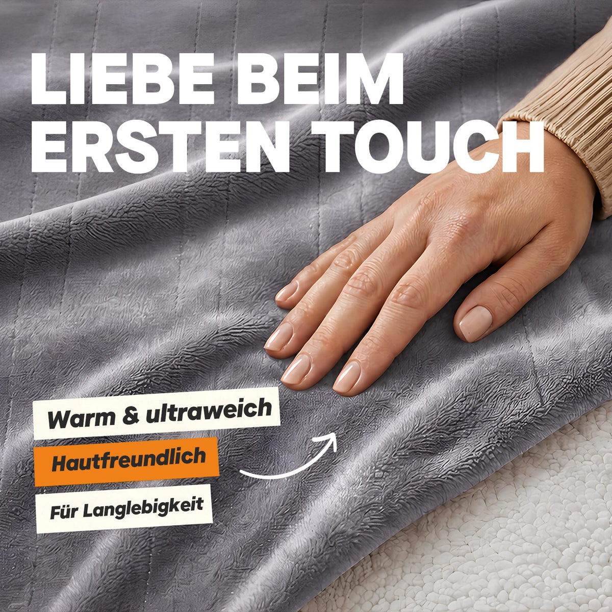 Heizdecke mit Abschaltautomatik – 6 Wärmestufen, LED-Display