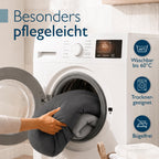 Biber-Bettwäsche 135 x 200 cm – 100 % Baumwolle, Wendedesign, 4-teilig