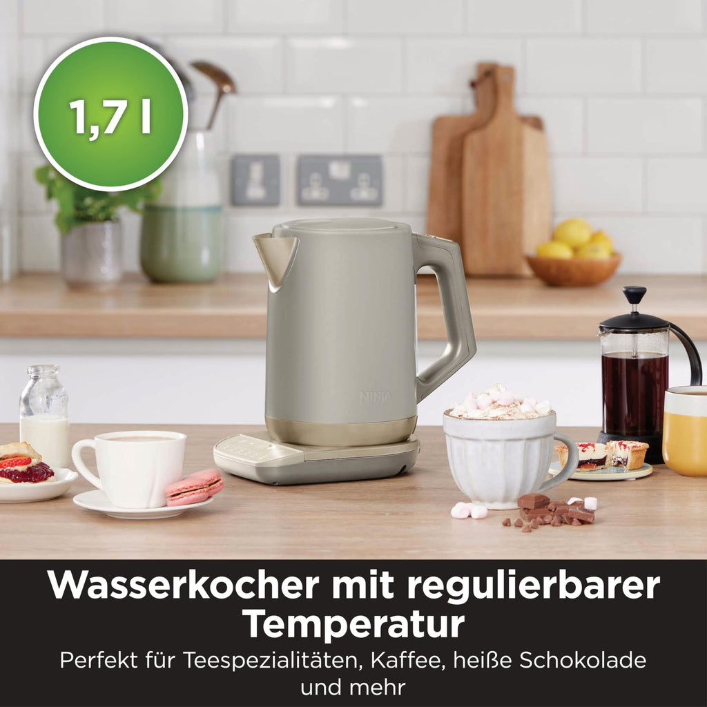 Ninja Wasserkocher mit Temperaturwahl 1,7 L – Stone Gold