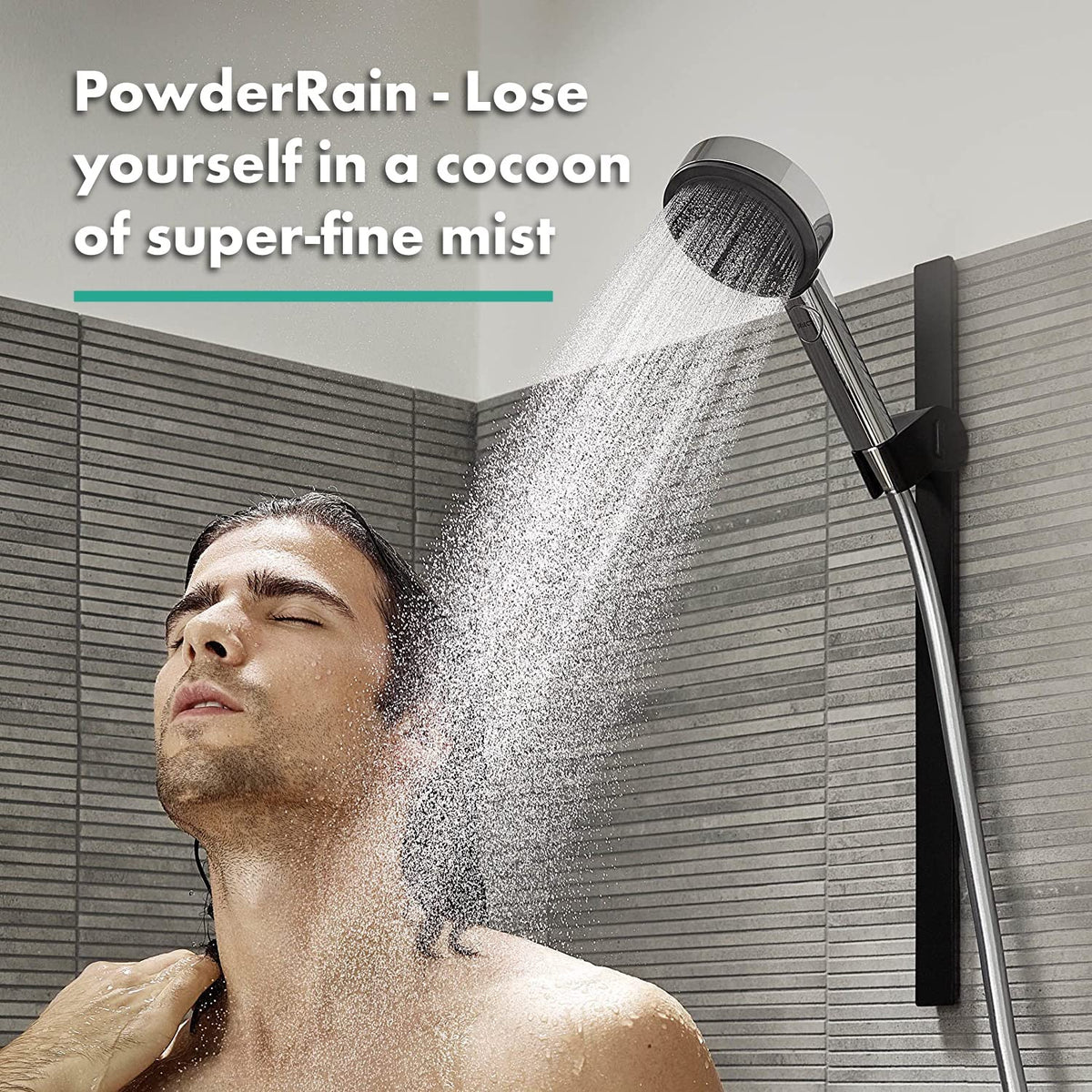 hansgrohe Pulsify Select S Handbrause – 3 Strahlarten, wassersparend