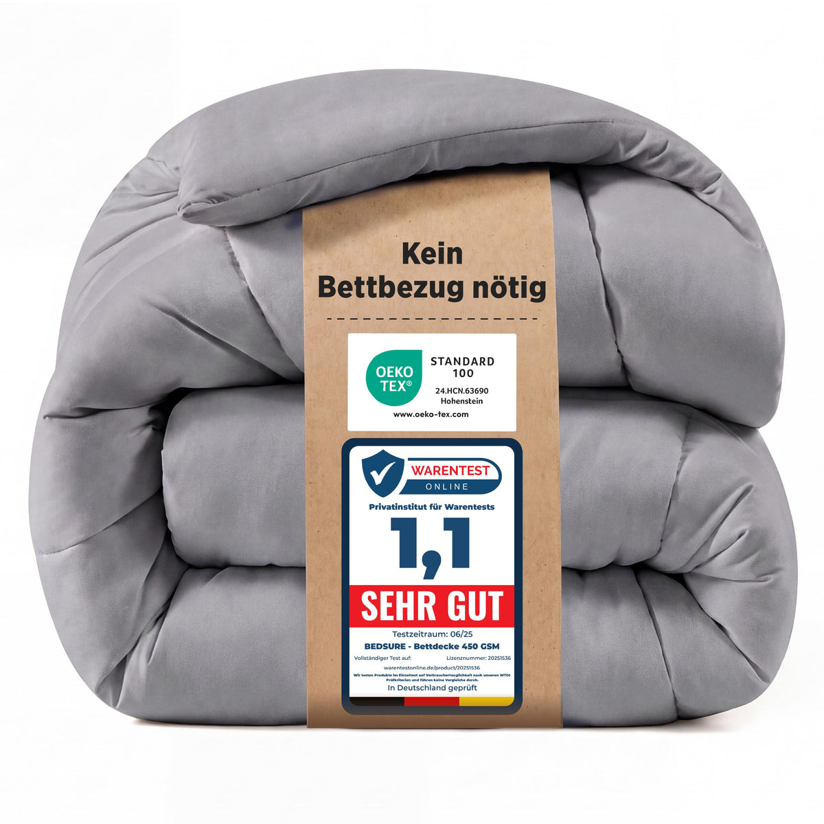 Bedsure Winter-Bettdecke 450 g/m² – extra warm, Oeko-Tex, waschbar