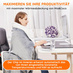 Heizdecke aus Flanell & Sherpa – 10 Stufen, Abschaltautomatik, waschbar