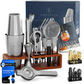 Cocktail Set mit Boston Shaker 825 ml & Ständer – Testsieger
