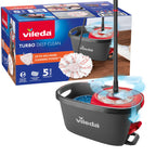 Vileda Turbo 3-in-1 Wischmop-Set mit Fußpedal