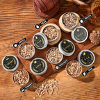 Cocktail-Smoker-Set mit Brenner – Whiskey-Räucherset mit 6 Holzchips & 2 Gläsern