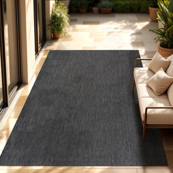 Outdoor-Teppich in Sisal-Optik – wetterfest, Flachgewebe, 160 x 220 cm