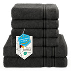 Handtuch-Set 6-teilig aus 100 % Baumwolle – Oeko-Tex