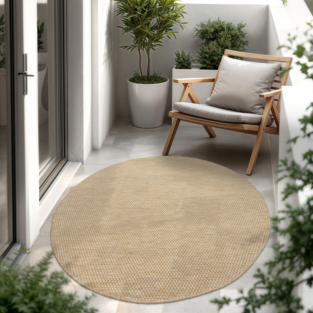 Outdoor-Teppich in Sisal-Optik – wetterfest, Flachgewebe, 160 x 220 cm