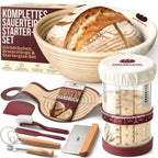 Sauerteig Starter-Set mit Gärkorb – 14-teilig