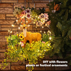 LED Lichterkugeln für Weihnachten – 2er Set, 8 Modi & Timer