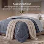Bedsure Ganzjahres-Bettdecke ohne Bezug – mit integriertem Bezug, waschbar