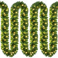 Weihnachtsgirlande mit LED-Beleuchtung – 5 oder 10 m, innen & außen